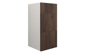 Eden 300mm Standard 3 Drawer Unit - Warm Walnut (Grey Cab)